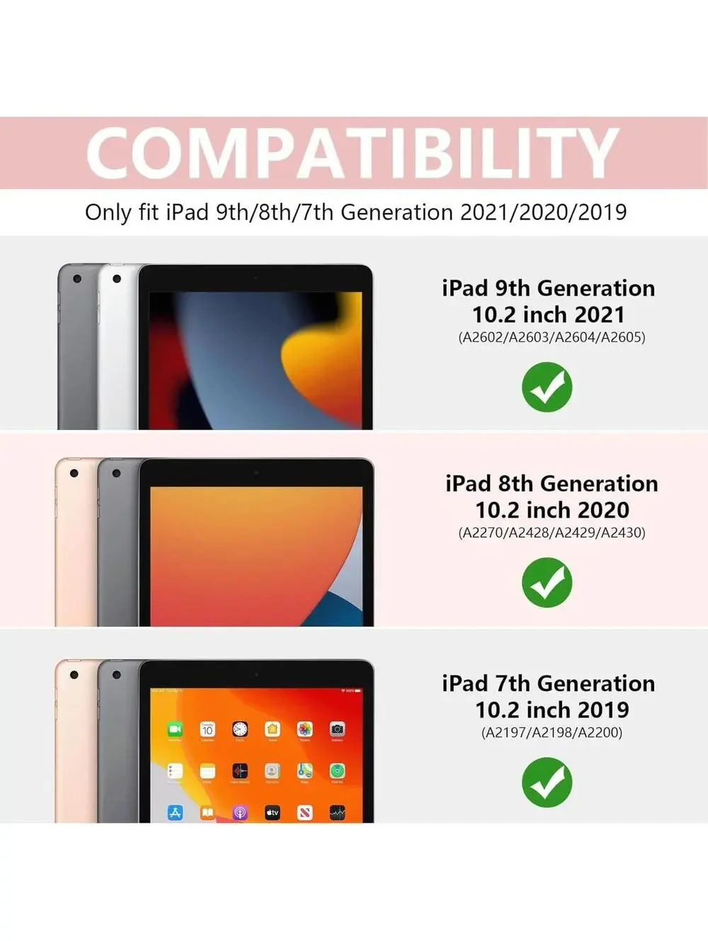 Touchpad Keyboard Case iPad 9th/8th/7th 10.2